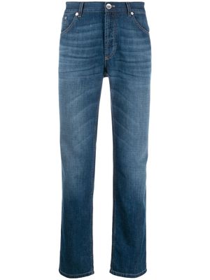 Brunello Cucinelli jean droit classique - Bleu