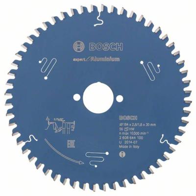 Bosch Accessories Expert for Aluminium 2608644100 Cirkelzaagblad 184 x 30 x 1.6 mm Aantal tanden: 56 1 stuk(s)