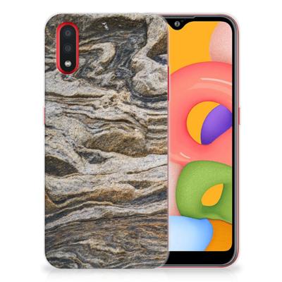 Samsung Galaxy A01 | TPU | Siliconen hoesje | Steen