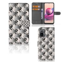 Xiaomi Redmi Note 10S | 10 4G | Poco M5s | Telefoonhoesje | Met pasjeshouder | Salamander Grey