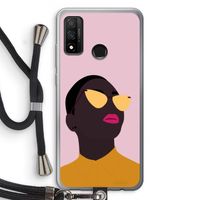 Yellow glasses: Huawei P Smart (2020) Transparant Hoesje met koord
