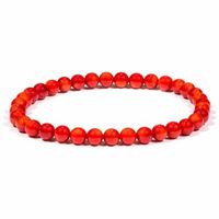 Edelsteen Armband Bamboekoraal Rood - thumbnail