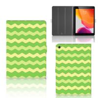 iPad 10.2 2019 | iPad 10.2 2020 | 10.2 2021 Tablet Hoes Waves Green