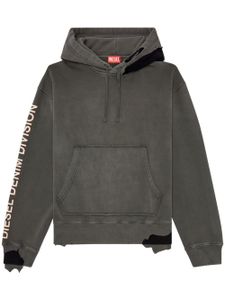 Diesel hoodie à imprimé graphique - Gris