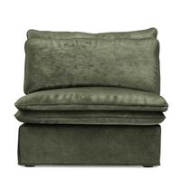 Rivièra Maison Modulaire Bank 'Continental' Center, Velvet, kleur Ivy - thumbnail