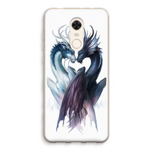 Yin Yang Dragons: Xiaomi Redmi 5 Transparant Hoesje