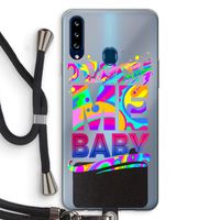Touch Me: Samsung Galaxy A20s Transparant Hoesje met koord
