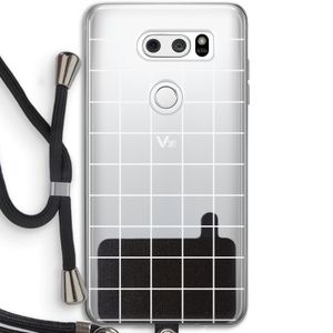 Rooster 2: LG V30 Transparant Hoesje met koord