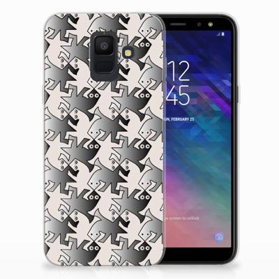 Samsung Galaxy A6 (2018) | TPU Hoesje | Salamander Grey