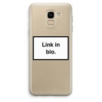 Link in bio: Samsung Galaxy J6 (2018) Transparant Hoesje