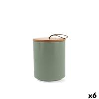 Blik Quid Ozon Groen Keramisch Lakens 10,4 x 13 cm (6 Stuks)