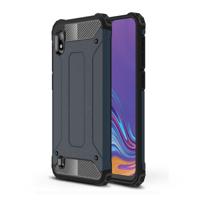 Magic Armor TPU + PC combinatie Case voor Galaxy A10 (marineblauw)