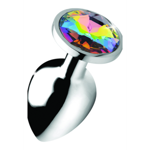 XR Brands Rainbow Prism - Butt Plug - Large