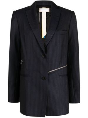 LITKOVSKA blazer en laine à rayures - Bleu