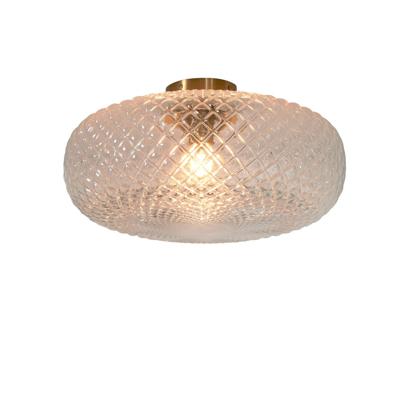 Plafondlamp Venice rond 44cm, transparant