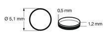 fleischmann 948001 Traction tyre N (1 pcs, 1 stuk, Stück)