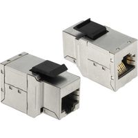 DeLOCK Keystone Module RJ45 female > RJ45 female Cat.6 keystone module - thumbnail