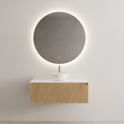 Onderkast Gliss Design Timotheus 100 CM Incl. Topplaat Castle Brown