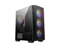 MSI MAG FORGE M100R computerbehuizing Micro Tower Zwart, Transparant