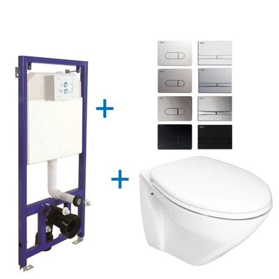 Toiletset Budget 78 B&W Rim-Ex Met B&W Drukplaat