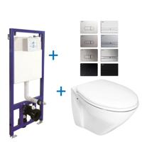 Toiletset Budget 78 B&W Rim-Ex Met B&W Drukplaat