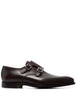 Crockett & Jones chaussures en cuir à boucles - Marron - thumbnail