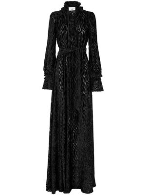 Philipp Plein robe Chiffon Gipsy à effet usé - Noir