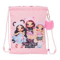 Rugtas met Koordjes Na!Na!Na! Surprise Fabulous Roze 26 x 34 x 1 cm
