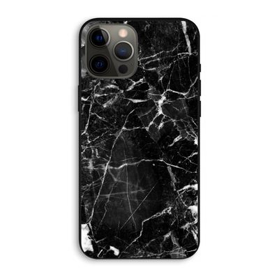 Zwart Marmer 2: iPhone 12 Pro Max Biologisch afbreekbaar hoesje