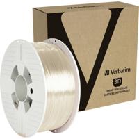 Verbatim 55051 55051 Filament PETG Slagvast, Flexibel 1.75 mm 1 kg Transparant 1 stuk(s)