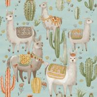 Cristiana Masi MiniMe Behang met alpaca's - 17115