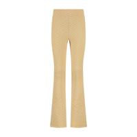 MAYCE zomer flair broek meisjes - oker geel - print