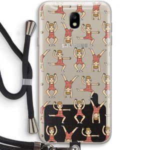 Gymboys: Samsung Galaxy J7 (2017) Transparant Hoesje met koord