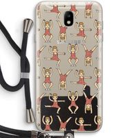 Gymboys: Samsung Galaxy J7 (2017) Transparant Hoesje met koord