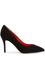 Giuseppe Zanotti escarpins en daim - Noir - thumbnail