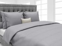 Heckett & Lane Heckett&Lane David Dekbedovertrek Silver grey - thumbnail