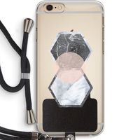 Creatieve toets: iPhone 6 PLUS / 6S PLUS Transparant Hoesje met koord