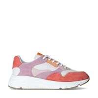 Manfield suède dad sneakers roze/multi - thumbnail