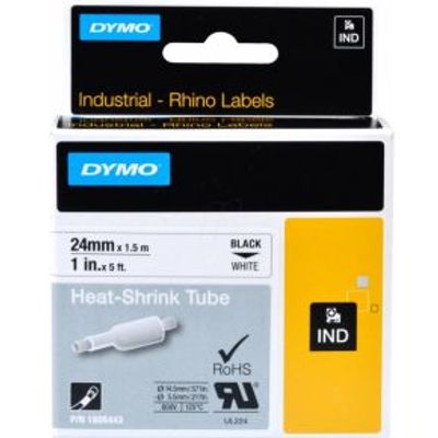 DYMO 24mm RHINO black on white