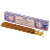 Satya Nag Champa wierrook stokjes Lavendel geur - 15x - Lichaam in balans - Meditatie