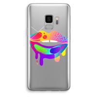 Lip Palette: Samsung Galaxy S9 Transparant Hoesje