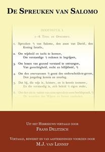 De spreuken van Salomo (Paperback)