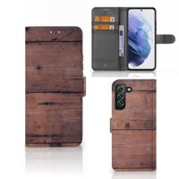 Samsung Galaxy S22 Plus | Book Style Case | Old Wood