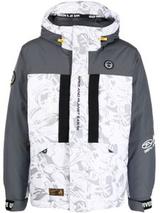 AAPE BY *A BATHING APE® veste à patch logo - Gris