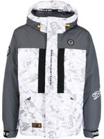 AAPE BY *A BATHING APE® veste à patch logo - Gris - thumbnail