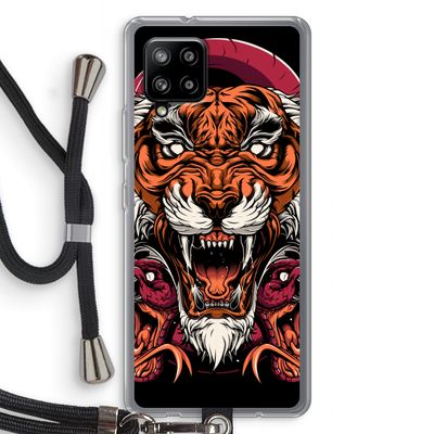 Tiger and Rattlesnakes: Samsung Galaxy A42 5G Transparant Hoesje met koord