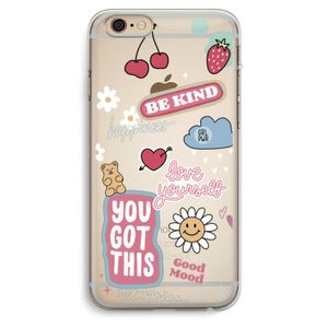 Positivity: iPhone 6 Plus / 6S Plus Transparant Hoesje
