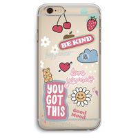 Positivity: iPhone 6 Plus / 6S Plus Transparant Hoesje
