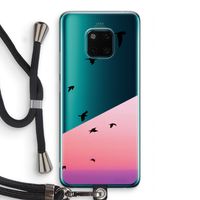 Fly away: Huawei Mate 20 Pro Transparant Hoesje met koord