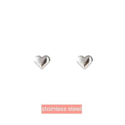 Day&Eve Oorbellen Small Heart Stud | Zilver